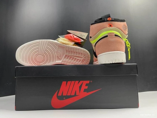 Chep Onekick 1 Air Peach Jordan Switch High CW6576-800 0821